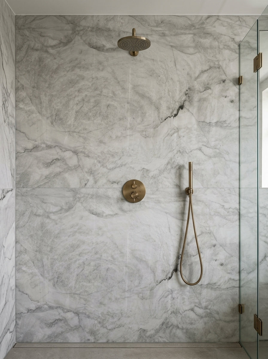 SILVER MOON Quartzite polished 2cm thick - Slab