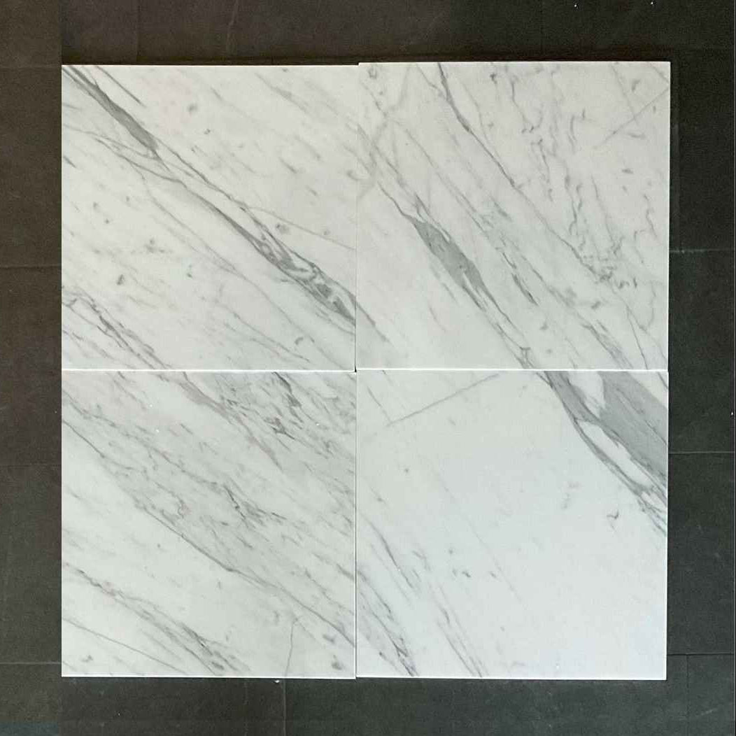 STATUARIO Marble polished 18" x 18" (2.25 SF/PC) - Tile