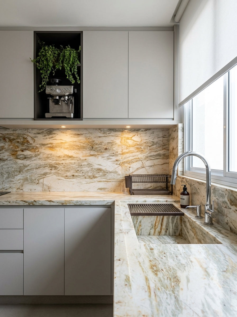 SYMPHONY Quartzite polished 2cm thick - Slab