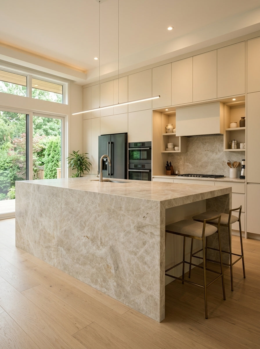 TAJ MAHAL Quartzite leather 2cm thick - Slab