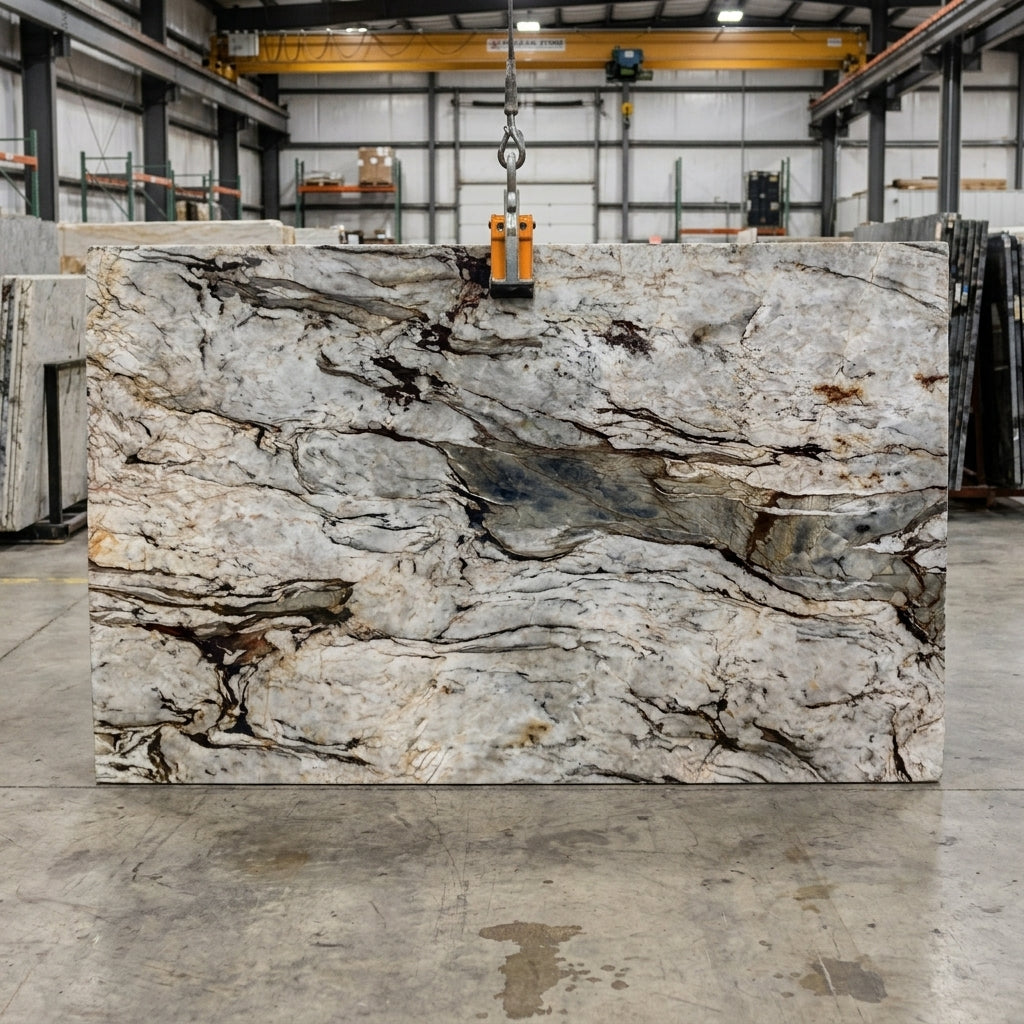 TEMPEST CRYSTAL Quartzite polished 2cm thick - Slab
