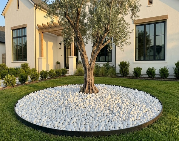 SNOW FLAKE Natural Tumbled Garden Pebbles - Havai'iano