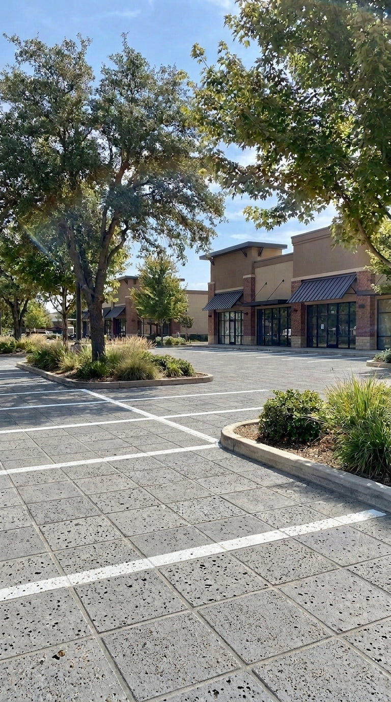 PUKA LAVA GREY - NATURAL STRAIGHT EDGE, Basalt BRUSHED - 18" x 18" x 1 1/2" Paver (2.25 SF/PC)