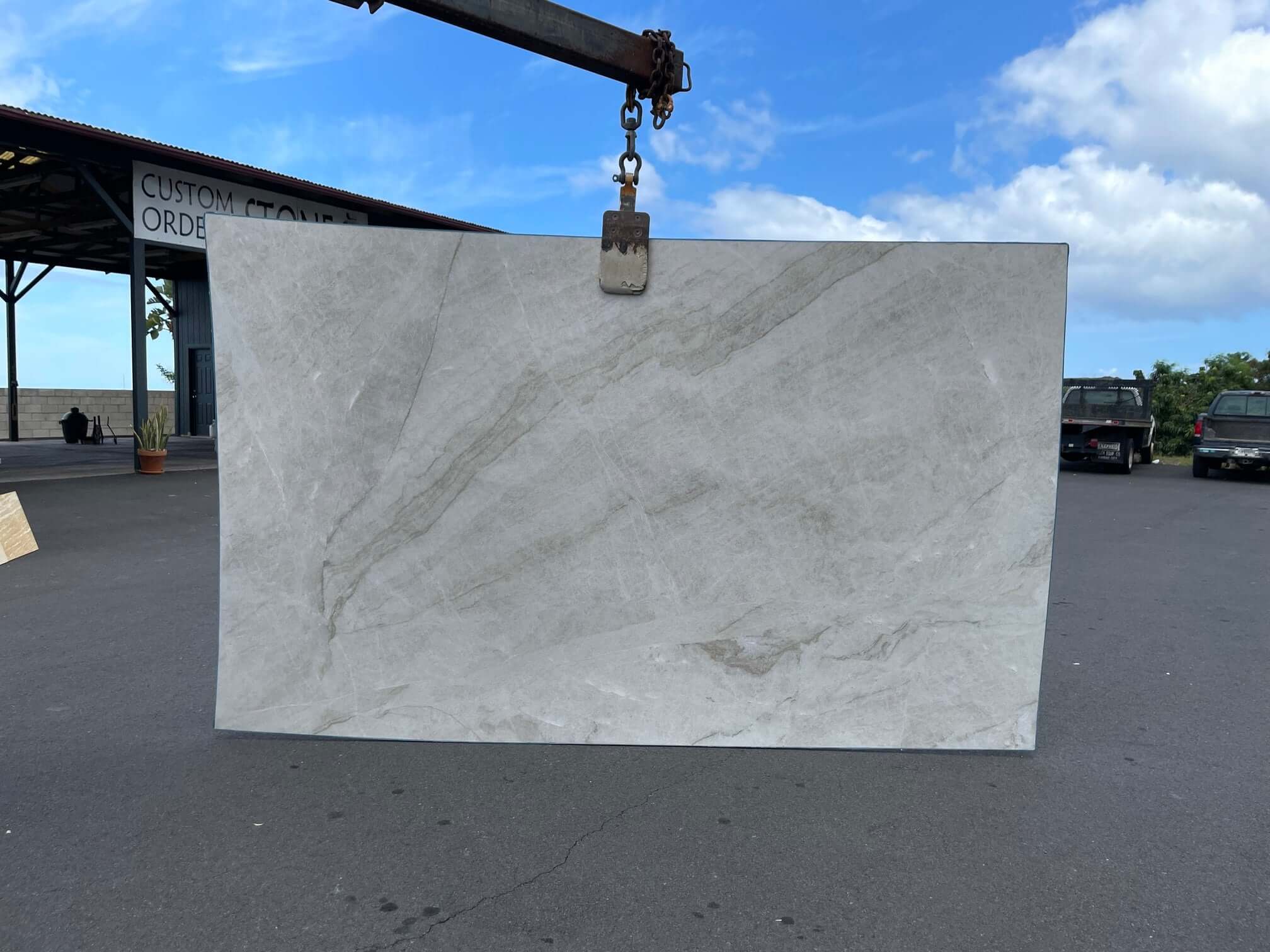 Perla Venata Quartzite leather 2cm thick slab - Rocks in Stock