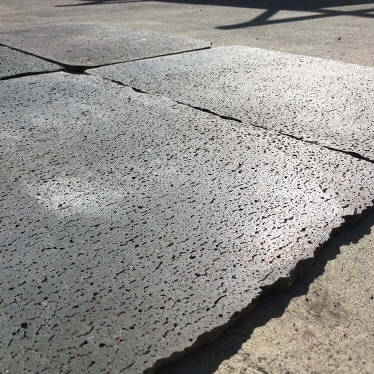 Puka Lava Grey Rectangle Random Edge Paver & Flagstone - Rocks in Stock