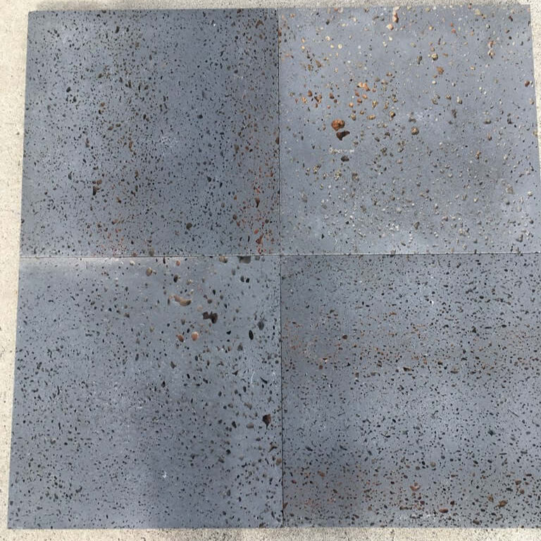 Puka Lava Grey Straight Edge Basalt brushed Paver - Rocks in Stock