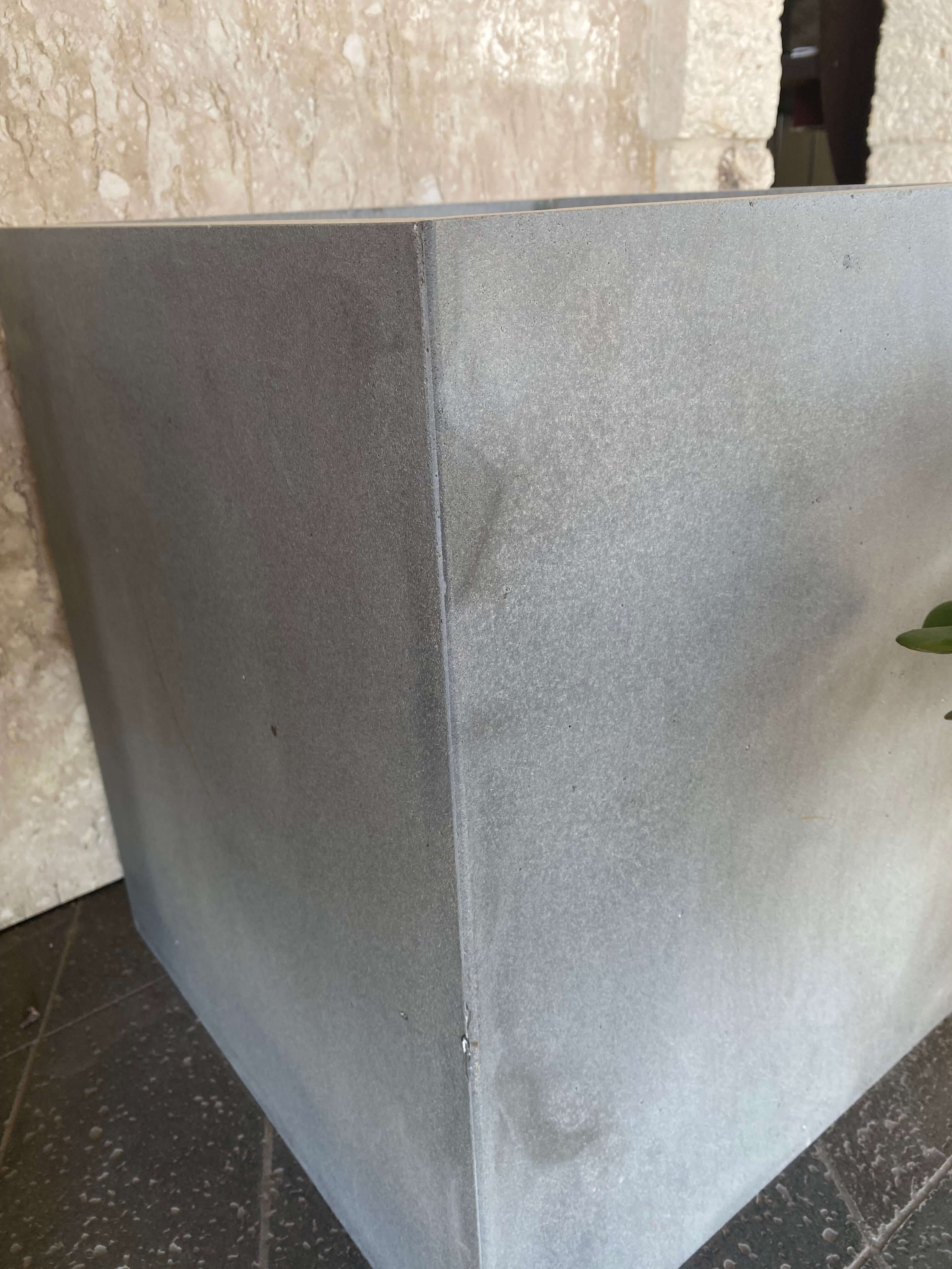 Solid Lava Grey Planter Large - Rocks in Stock