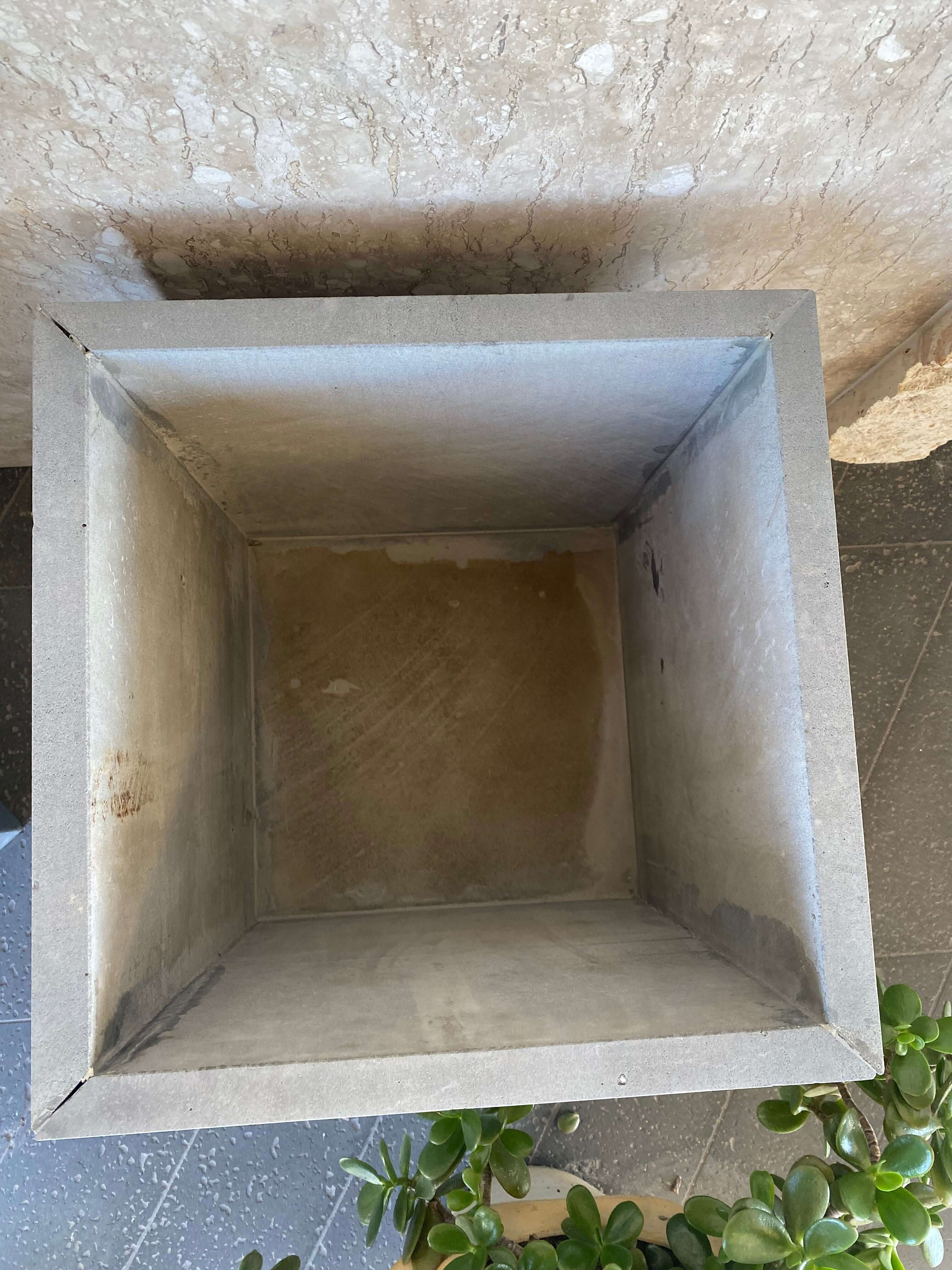 Solid Lava Grey Planter Large - Rocks in Stock