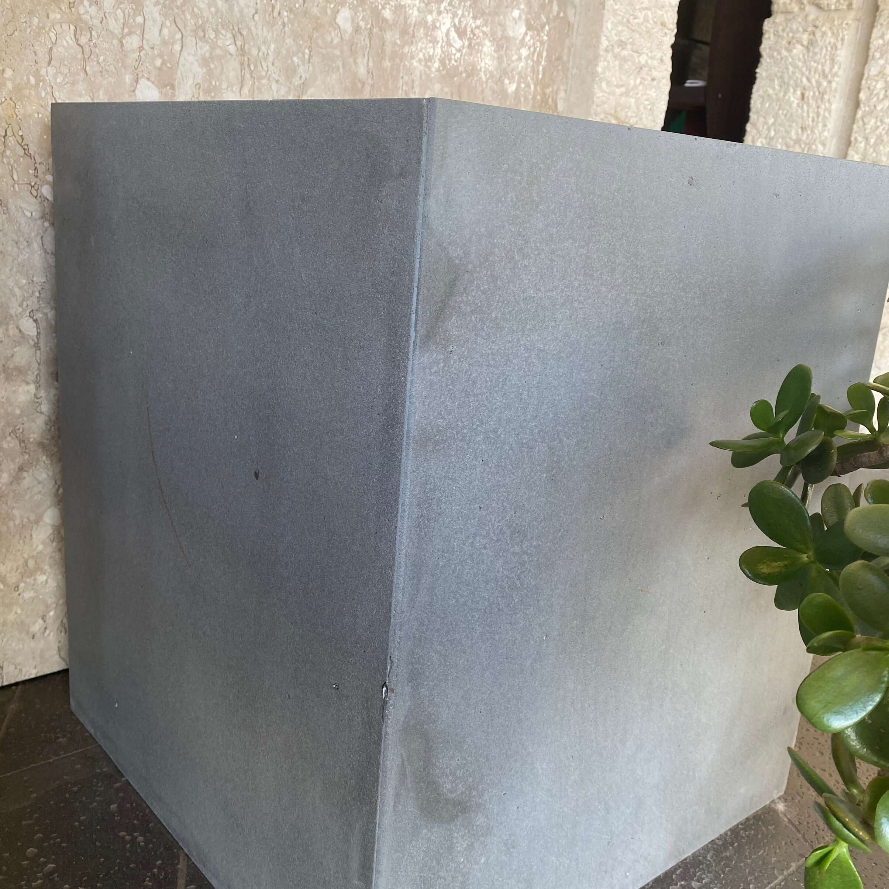 Solid Lava Grey Planter Large - Rocks in Stock