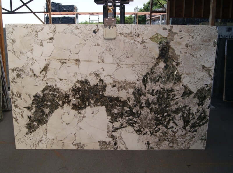 Black Crystal Granite polished 2cm thick slab - Rocks in Stock