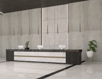 Perla Venata Quartzite polished 2cm thick slab - Rocks in Stock