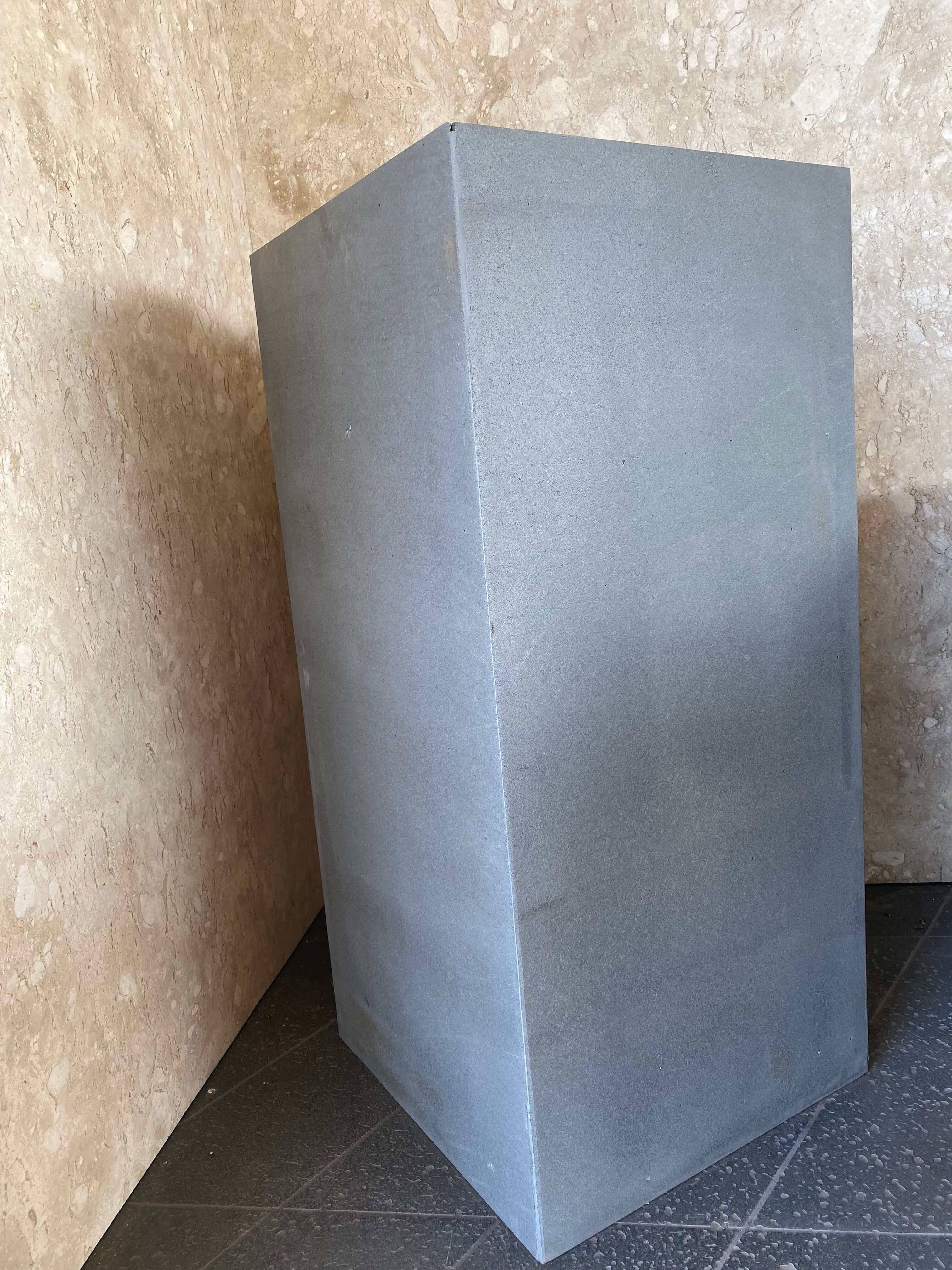 Solid Lava Grey Planter Tall - Rocks in Stock