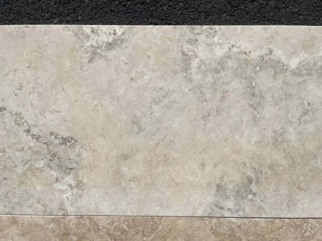 Lilac Light Travertine honed filled 24x12 Tile - Rocks in Stock
