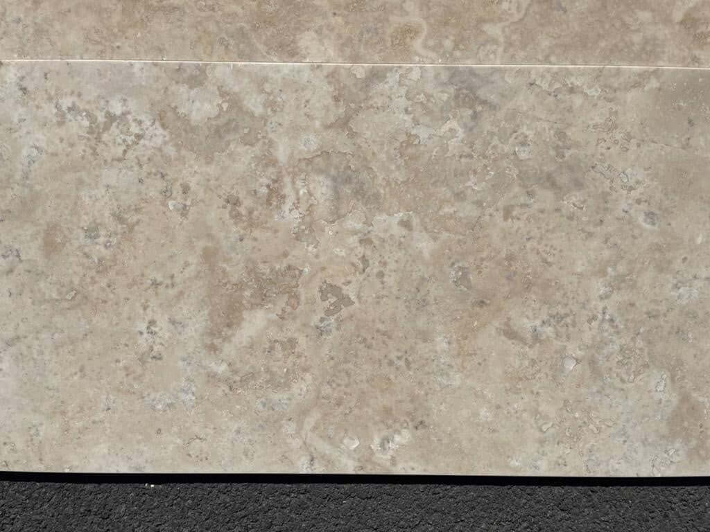 Lilac Light Travertine honed filled 24x12 Tile - Rocks in Stock