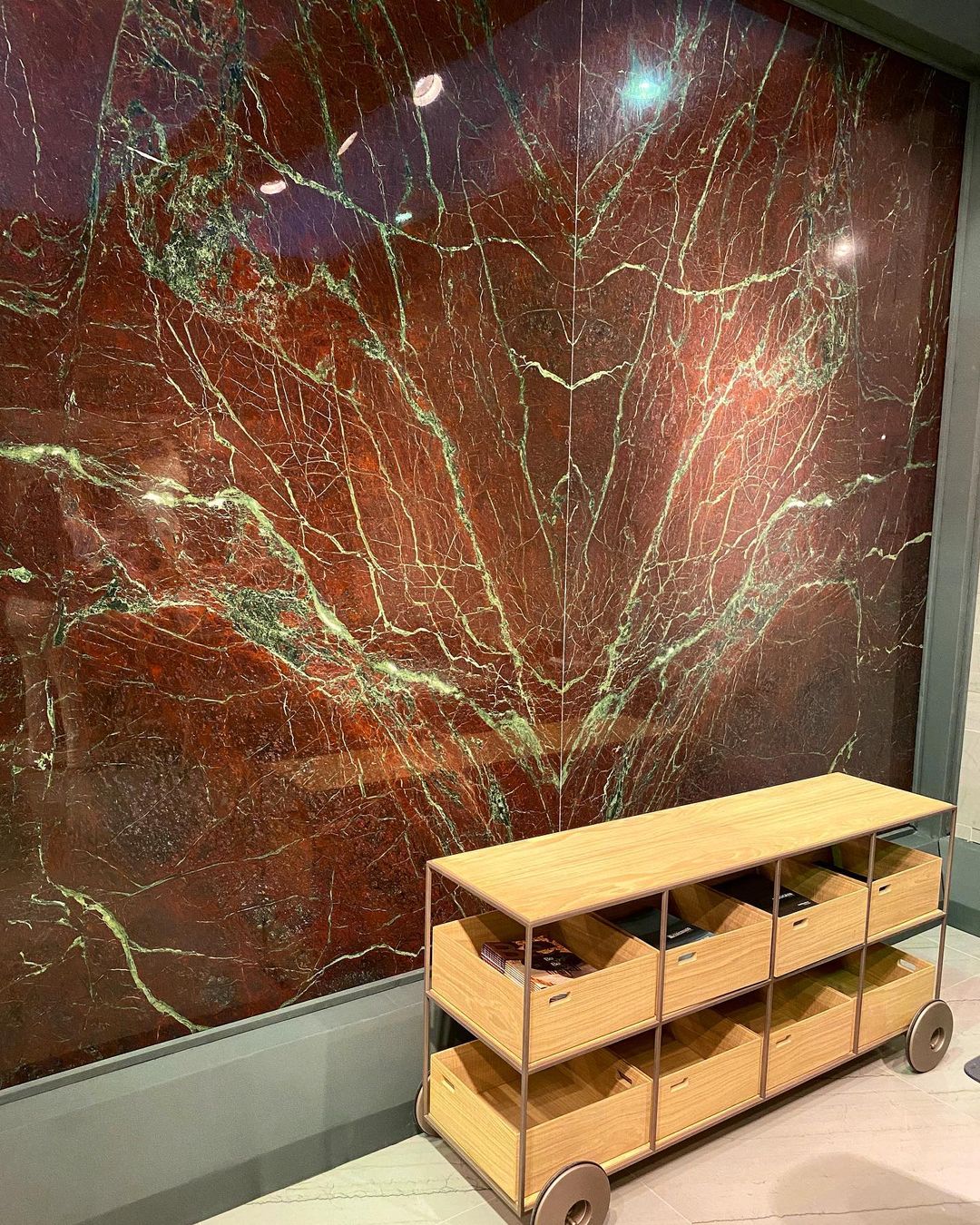 Moulin Rouge Quartzite polished 2cm thick Slab - Rocks in Stock