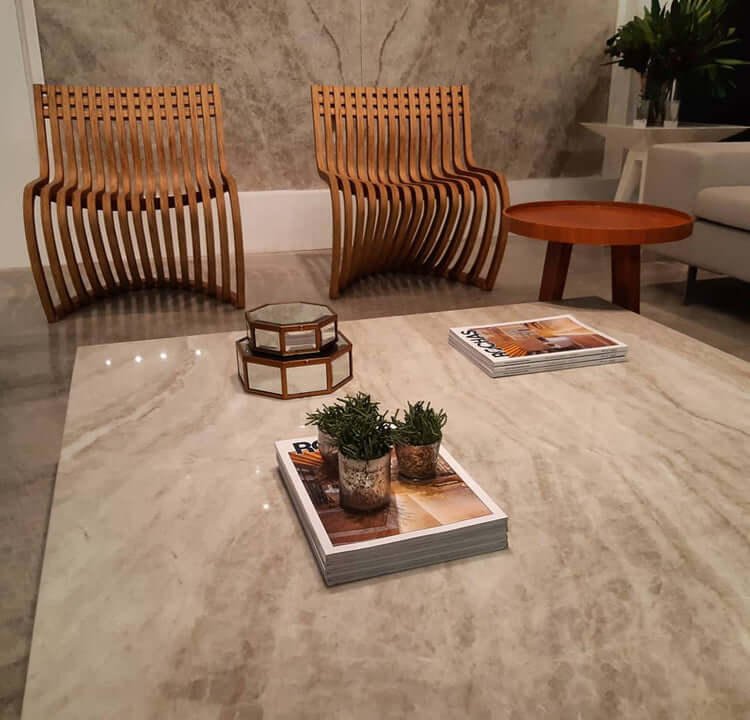 Perla Venata Quartzite leather 2cm thick slab - Rocks in Stock