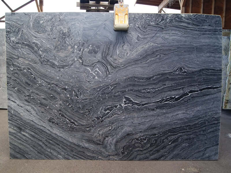 Silver Wave Marble polished 2cm thick slab - Rocks in Stock