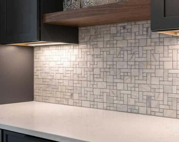 Kitchen | Bianco Venus, Pattern, Mosaic - Mediterranean