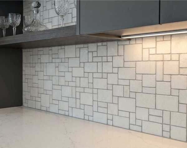 Kitchen | Bianco White, Pattern, Mosaic - Mediterranean