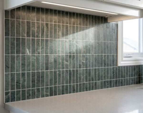 Kitchen | Thaos Green, Finger, Mosaic - Mediterranean