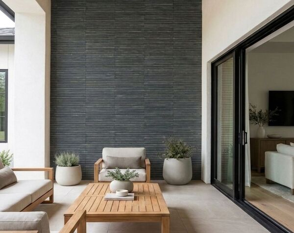 Wall | Black, Pencil Bamboo, Profile - Havai'iano