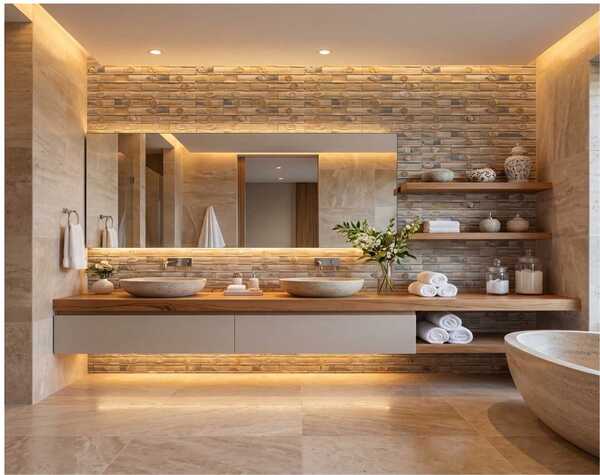 Bathroom | Camo, Bamboo Dot, Profile - Havai'iano