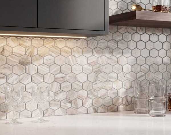 Kitchen | Fantasy Cove, Hexagon, Mosaic - Havai'iano