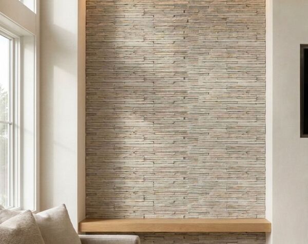 Wall | Ice grey, Random Stacked, Cladding - Havai'iano
