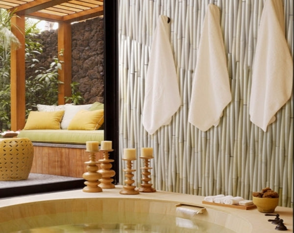 Bathroom | Ivory, Bamboo Relief, Profile - Havai'iano