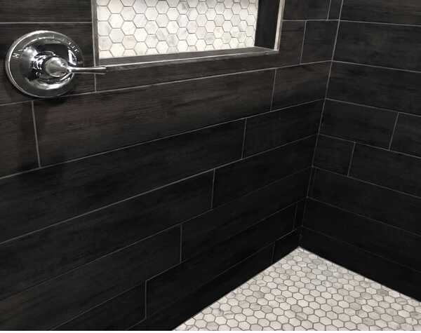 Bathroom | Lily Onyx, Hexagon, Mosaic - Havai'iano
