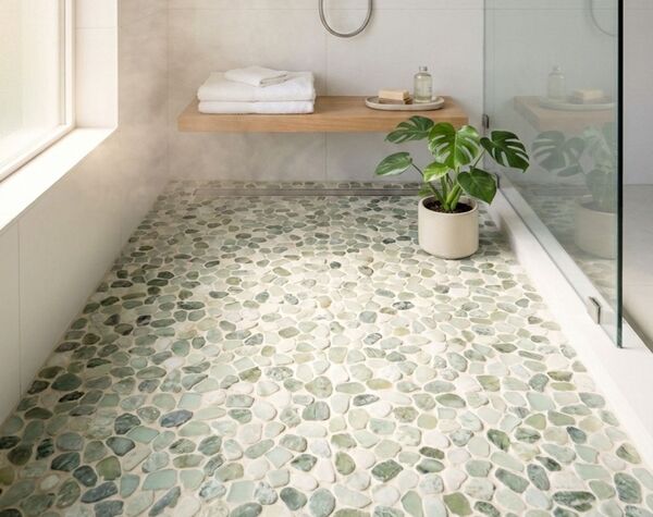 Bathroom | Treasure Isle Mix, Flat Sea Glass, Pebble - Havai'iano
