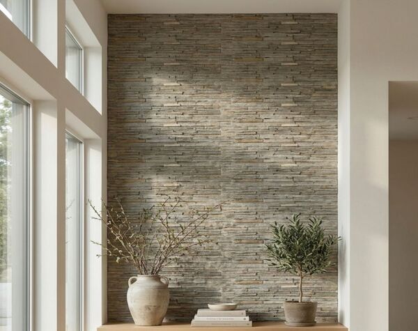 Wall | Wharf Grey, Random Stacked, Cladding - Havai'iano
