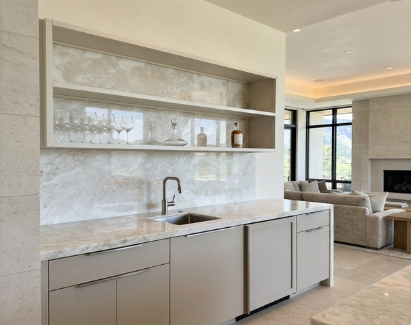 Kitchen | Bianco Rhino Marble Polished