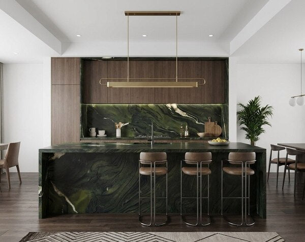 Kitchen | Avocatus Schist Leather - South Houston Slab
