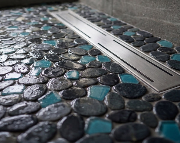Bathroom | Blue Lagoon Mix, Flat Sea Glass, Pebble - Havai'iano