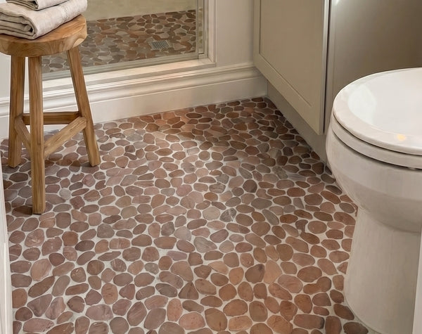 Bathroom | Chocolate, Flat, Pebble - Havai'iano