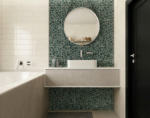 Bathroom | Jade Green, Flat, Pebble - Havai'iano