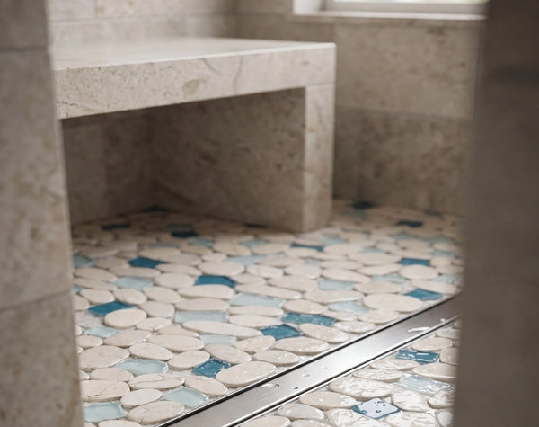 Bathroom | Oceanside Mix, Flat Sea Glass, Pebble - Havai'iano