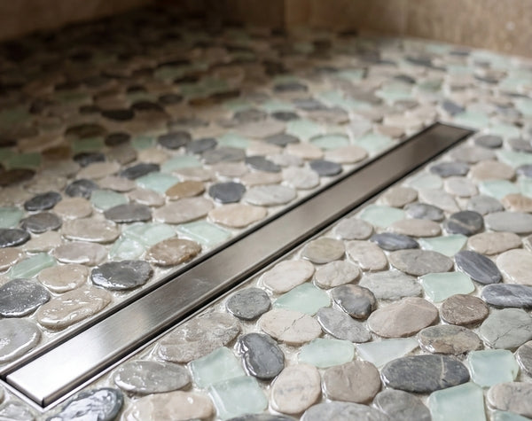 Bathroom | Oyster Bay Mix, Flat Sea Glass, Pebble - Havai'iano
