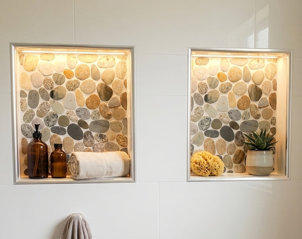 Bathroom | Olive Mix, Flat, Pebble - Havai'iano