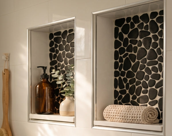 Bathroom | Pure Black, Flat, Pebble - Havai'iano