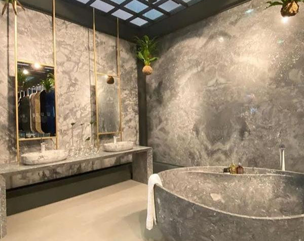 Luxury Bathroom Design using Donatello Dolomite