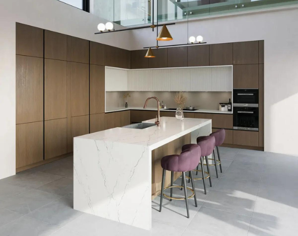 Kitchen | Abbey Cambria Quartz - Slab
