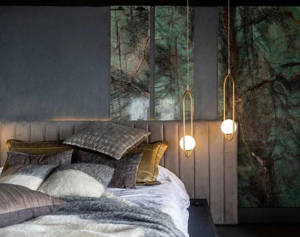 BEDROOM PARADISE BLUE QUARTZITE POLISHED 2 CM THICK - SLAB 