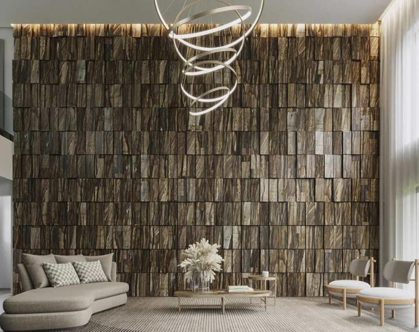 LIVING RROM - SANDALUS QUARTZITE LEATHER 2 CM THICK - SLAB 