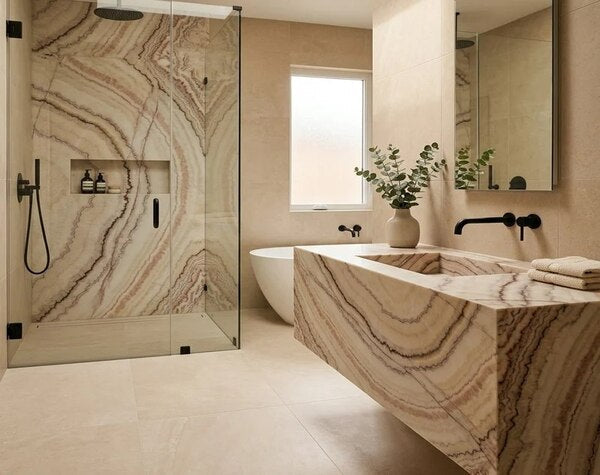 Bathroom | Rainbow Onyx Polished