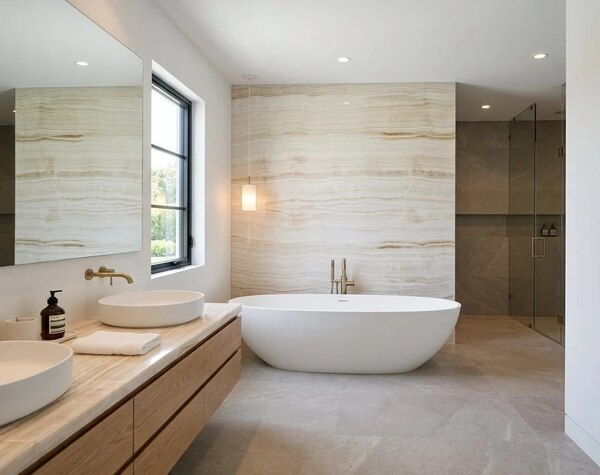 Bathroom | Onice Avorio Onyx Polished