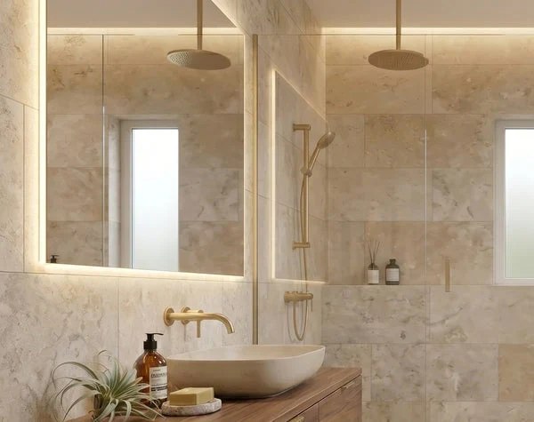 Bathroom | Lilac Light, Tile - Andes