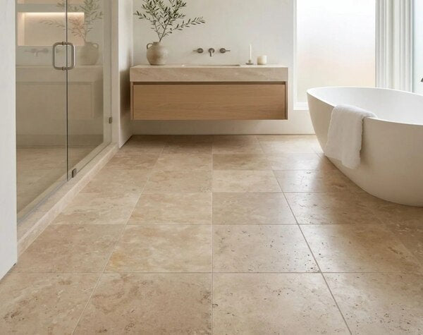 Bathroom | Dark Walnut, Tile - Andes