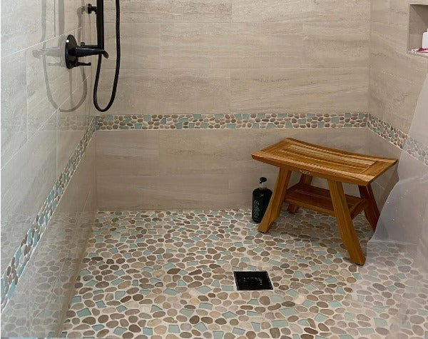 Bathroom | Spring Brook Mix, Flat Sea Glass - Havai'iano